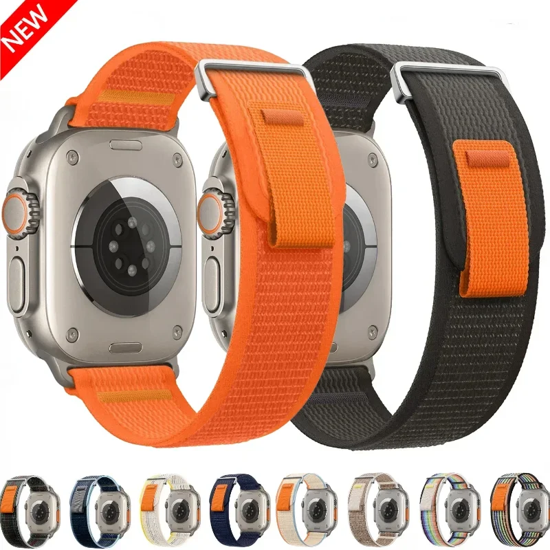 Trail Loop Nylonarmband für Apple Watch Serie 11 10 9 8 7 46 mm 42 mm 45/41 mm Ultra 49 mm Armband Armband iWatch 6 5 SE 44 mm 40 mm Image