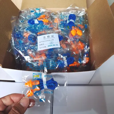10 Paar weiche, wiederverwendbare Silikon-Ohrstöpsel, einzeln verpackt zum Schlafen, Schwimmen, Image