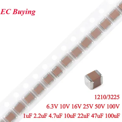 10 stücke/Los 2,2 4,7 smd Keramik kondensator 1uf 6,3 uf uf 10uf 22uf 47uf uf 100nf v 10v 16v 25v Image