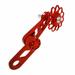 Aluminium Alloy Cycling Single Speed Chain Folding Bike Stabilizer Tensioner (red)
