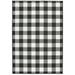 The Gray Barn Style Haven Gingham Check Indoor/Outdoor Area Rug.. Black 7 10 x 10 10 Stain Resistant 8 x 10 Outdoor Living Room Patio Rectangle