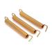 3 PCS Electric Guitar Tremolo Bridge Tension Springs Tremolo Bridge System Springs for ST/ Stratocaster Style Electric Guitar (Golden)