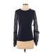 Vince Camuto Long Sleeve Top Blue Crew Neck Tops - Women's Size Small