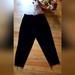 J. Crew Pants & Jumpsuits | J Crew Nwot Size 8p Woman's Classy Chic Black Velvet Drapey Jamie Pants | Color: Black | Size: 8p