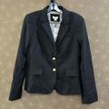 J. Crew Jackets & Coats | New J. Crew Schoolboy Black Wool Blend Blazer Jacket | Color: Black | Size: 8