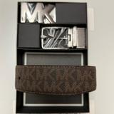 Michael Kors Accessories | Michael Kors Men Belt Set 4 In 1 Logo Box Set Brown /Black | Color: Black/Brown | Size: Os