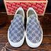 Vans Shoes | Nib Vans Patchwork Geo Trek Classic Slip On Sneakers | Color: Blue/Green | Size: 8