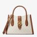 Michael Kors Bags | Michael Kors Gabby Small Logo Satchel Color Vanilla Nwt | Color: Brown/Gold | Size: Small