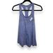 Nike Tops | Nike Run Athletic Tank Womens M Blue Stripe Dri-Fit Racerback Sleeveless Top | Color: Blue | Size: M