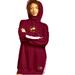 Nike Dresses | Nike Sportswear Hoodie Dress Women Size Medium Team Red Pink Athletic Wear | Color: Pink/Red | Size: M