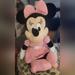 Disney Toys | Large Disney Minnie Mouse Plush | Color: Black/Pink | Size: Osbb