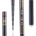 Fishing Rods Telescopic Hand Fishing Rods Carbon Fibre Stream Fishing Rods Lake Carp Fishing Rods (Color : 3.6 m)