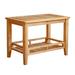 Winston Porter Natavion 24" W Bamboo Shower Bench | 18.2 H x 24 W x 14 D in | Wayfair C0691913B43C49D3B3C93D002E65D07C