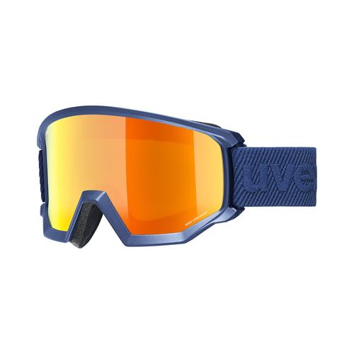 Uvex ATHLETIC CV Unisex-Skibrille Vollrand Monoscheibe Kunststoff-Gestell, blau