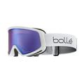 Bollé BEDROCK PLUS Unisex-Skibrille Vollrand Monoscheibe Kunststoff-Gestell, weiß