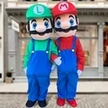 Disney Super Mario Cartoon Doll Costume Walking Live Play bambola personalizzata promozione evento