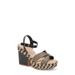 Cale Woven Raffia Platform Sandal