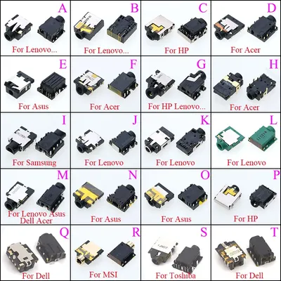 ChengHaoRan 1pcs Laptop Audio Jack Connectors Port Buchse Set Für Acer Asus Lenovo HP Dell Toshiba Samsung MSI Image
