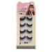 JUNTEX 5 Pairs Makeup Long Black Natural Handmade Thick Soft False Eyelashes Eye Lashes