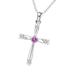 Sterling Silver Jewelry Accessory Cross-shaped Accessories Pendant Woman Miss