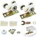 Winyuyby 2 Pack Sliding Pocket Door Hardware Top Hanger Rollers Wheels Assembly Fit Part 1125 & 1500 Hardware Kit