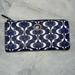 Coach Bags | Coach Long Wallet Two Sided Zip Up Nwot Blue/White Kissing C’s Genuine Leather | Color: Blue/White | Size: 7.5”W X 3.75”H X .75”D