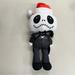 Disney Toys | Disney Nightmare Before Christmas Jack Skeleton Santa Hat Plush | Color: Black/White | Size: Osg