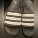 Adidas Shoes | Bnwt Adidas Adilette Kids Slides Size 5 | Color: Black/White | Size: 5bb