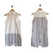 Madewell Dresses | Madewell White Blue Striped Tulip Back Button Front Nautical Shirt Dress | Color: Blue/White | Size: 0