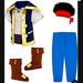 Disney Costumes | Disney Store Jake And The Neverland Pirates Dress Up Size 5/6 | Color: Blue/Gold | Size: 5/6