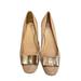 Kate Spade Shoes | Kate Spade Shoes Pumps Heels Nude Dijon Patent Leather Gold Bow Size 8 | Color: Cream | Size: 8