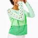 Lilly Pulitzer Sweaters | Lilly Pulitzer Cortina Sweater Cut Out Sleeves Long Sleeve Green Ombre Size Xs | Color: Green | Size: Xs