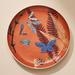 Anthropologie Dining | Anthropologie Nature Studies Dessert Plates (2) Nwt | Color: Blue/Orange | Size: Os