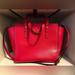 Kate Spade Bags | Kate Spade Red Leather Medium Satchel Or Crossbody | Color: Gold/Red | Size: Os