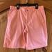 Columbia Shorts | Men’s Columbia Pfg Pink Flat Front Chino Bermuda Shorts Size 30 | Color: Pink | Size: 30