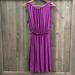 Kate Spade Dresses | Kate Spade Medium M Purple Dress With Orange Ribbon | Color: Orange/Purple | Size: M