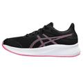 Asics Patriot 13 Gs Running Shoe, Black Hot Pink, 4.5 UK