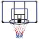 FUNJEPE Wall-Mounted Basketball Hoop, 45 "x 29" shatterproof Backboard, Folding Hoop, Durable Hoop and All-Weather net for Indoor and Outdoor use