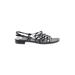 J.Crew Sandals: Black Print Shoes - Women's Size 7 - Open Toe