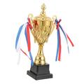 Yardwe 2 Pcs Childrens Toys Basketball Accessories for Baseball Accessories Trophy Cup Mini Trophies Football Trophy Football Toys Great Trophy Gifts Classic Trophy The Medal Christmas
