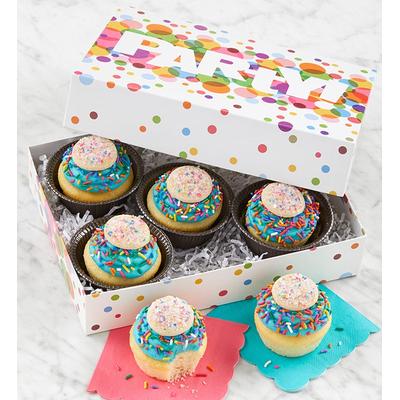 Buttercream Frosted Celebrate Cupcakes - 6 by Cher...