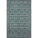 Green/White Rectangle 8'6" x 12' Area Rug - Justina Blakeney x Loloi Oriental Machine Woven Rectangle 7'9" x 9'9" Indoor/Outdoor Area Rug in Green/Ivory | Wayfair