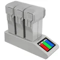 Mini 4 Pro Caricatore rapido 3 pezzi Hub di ricarica più veloce della batteria Governante per DJI Mini 3 Pro Drone Accessori Caricatore Schermo LCD