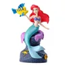 19cm Disney Anime sirenetta Ariel Action Figure Toys Ariel The Princess Collection Room Car Cake