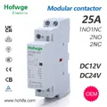 HCH8s-25Z Contattore CC DC24V 2P 16A 25A 2NO 1NO1NC DC12V DC24V Contattore automatico domestico Tipo su guida Din
