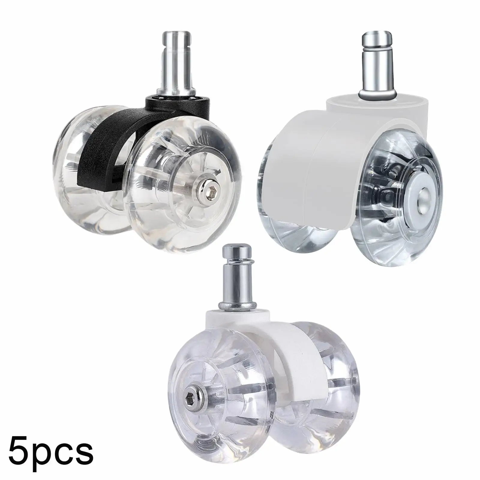 Hochleistungs-Bürostuhl räder 5 Stück 360 drehbare Ersatz stuhl rollen Rollen rad Computer Stuhl rad für Möbel büro