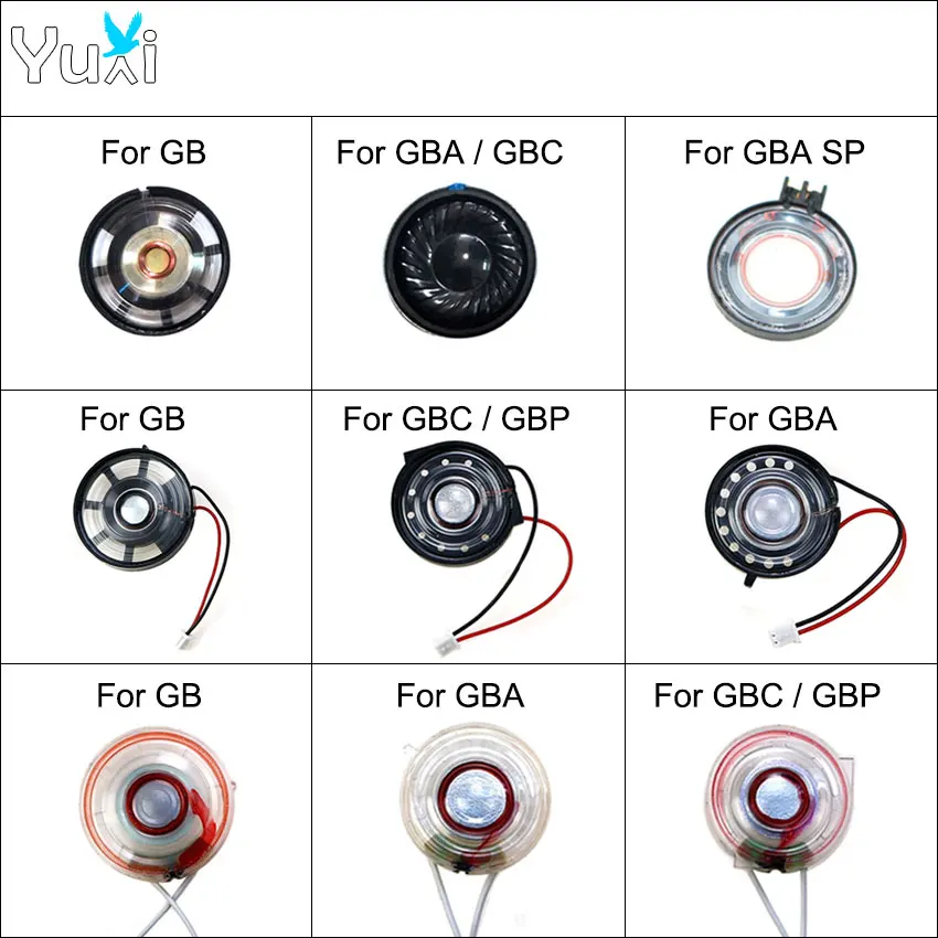 YuXi Hochwertiger Sound-Lautsprecher für Gameboy GB DMG für GBP GBC GBA SP Innenlautsprecher Image