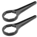 2 Pcs Bucket Cap Screwer Can Opener Openers Lifter Tool Plastic Opening Orange Covers for Soda Oil Water Container Lid