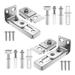 Bi-Fold Door Hardware Repair Kit - Hardware Kit for 2.22Inch to 2.54Inch Track Folding Pocket Door Replacement Parts Kit