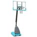 44 Portable Basketball Hoop System 7.5-10FT Height Adjustable Portable Basketball Goal System with Stable Base and Wheels Blue